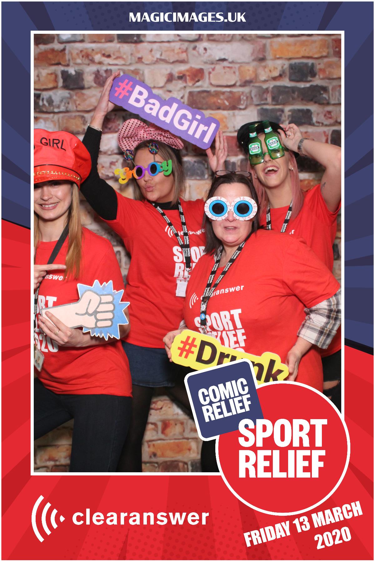Clear Answer Sport Relief | View more photos from the event at gallery.magicimages.uk/u/MagicImages/Clear-Answer-Sport-Relief